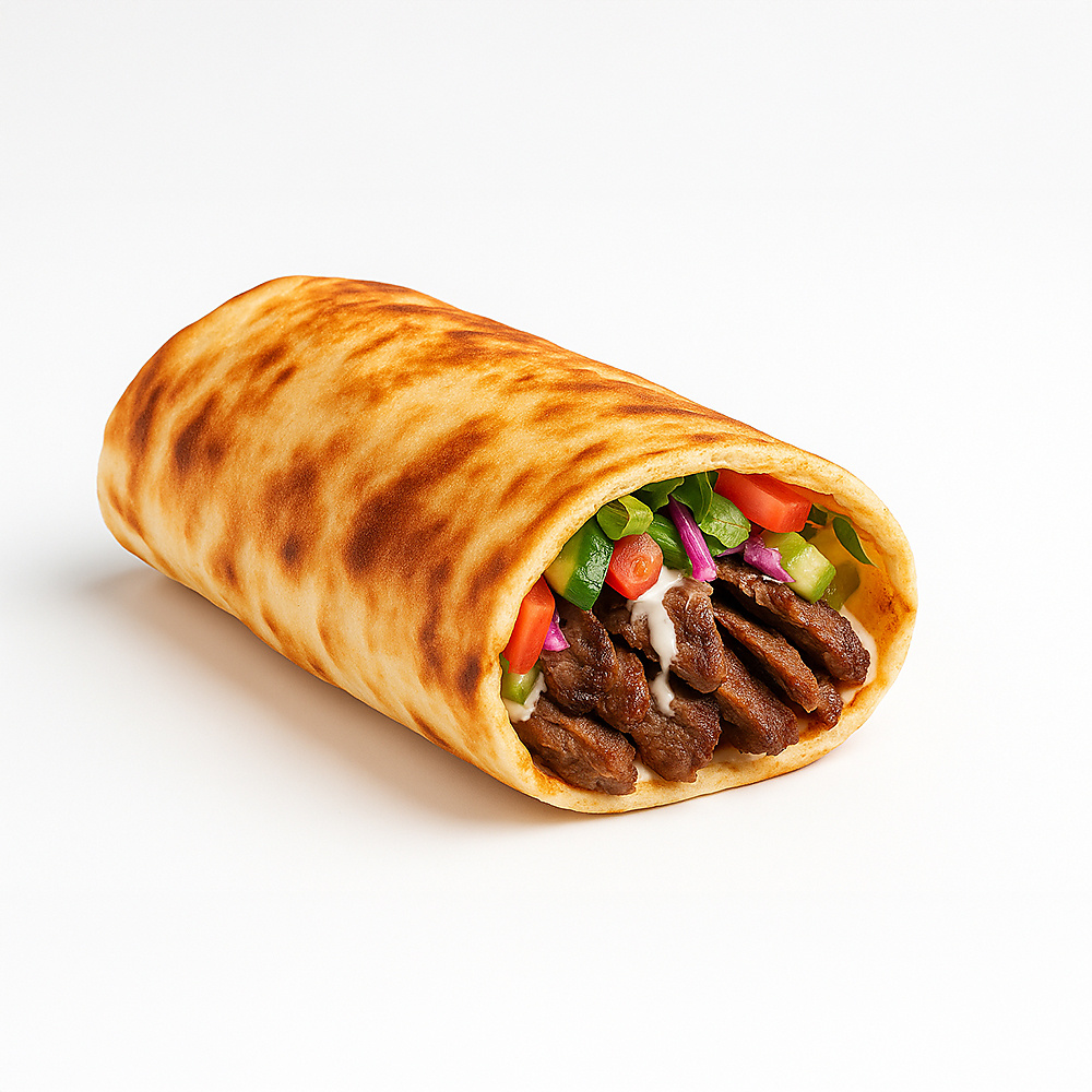 Lamb & Beef Shawarma Laffa