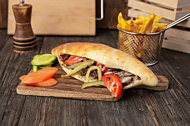 Beef Shawarma Iraqi Sandwich