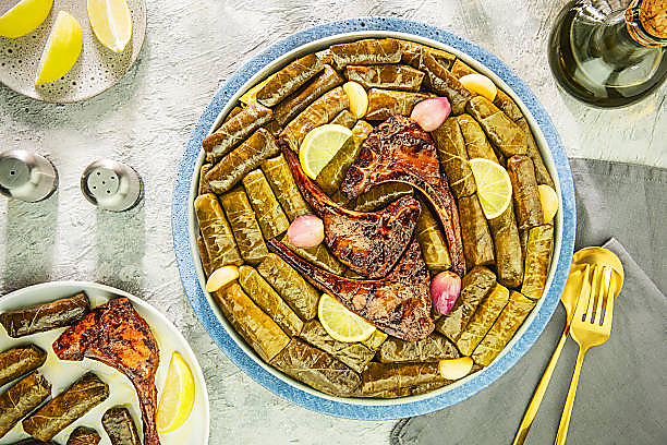 Iraqi Dolma With Lamb Chop