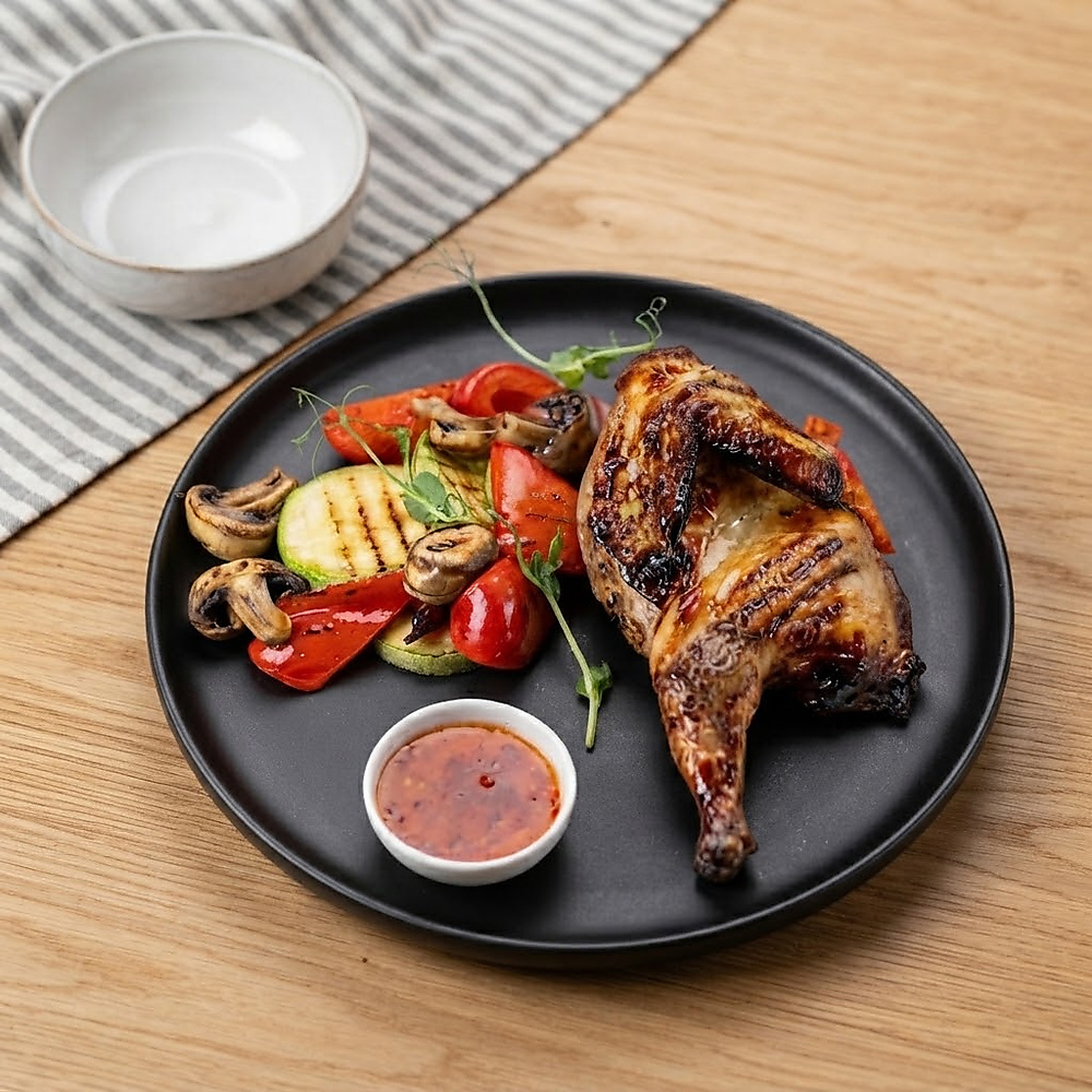 Roasted chicken (half)