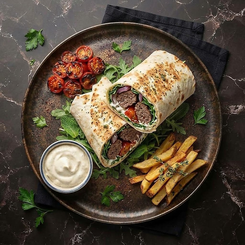 Kafta Kabob + Fries On The Side