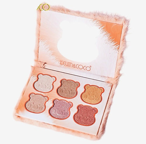 🧸 Kevin & Coco - "You Are Enough" Highlighter Palette