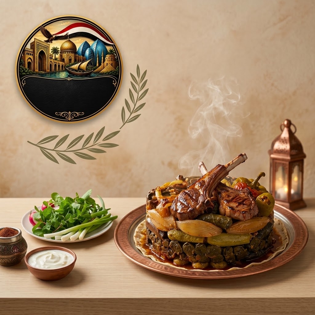 Royal Iraqi Dolma with Tender Lamb Chops