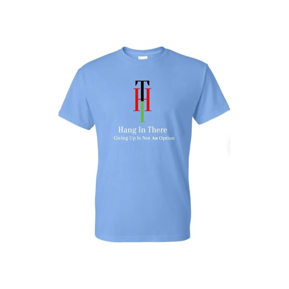 Carolina blue Hang In There tee